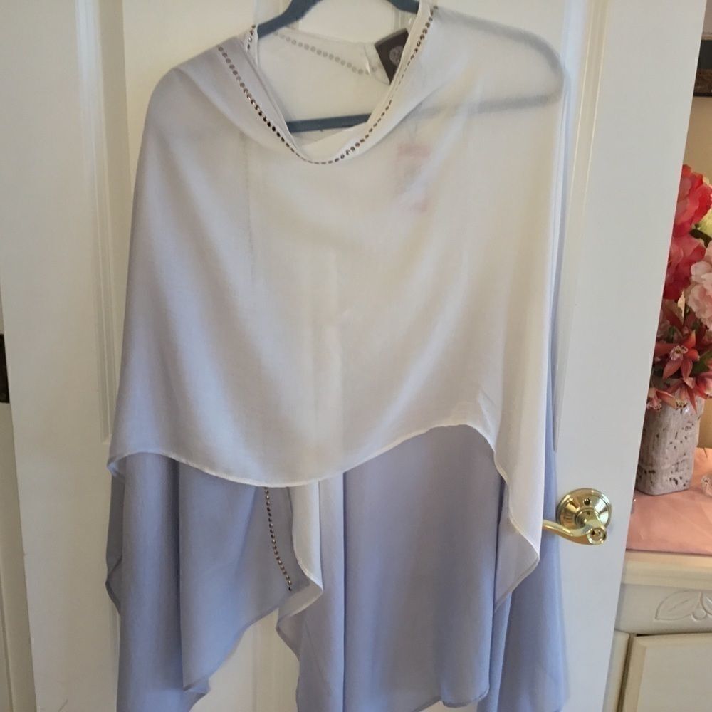 NWT Vince Camuto Gray Dawn Ruana 1 Size Fits Most